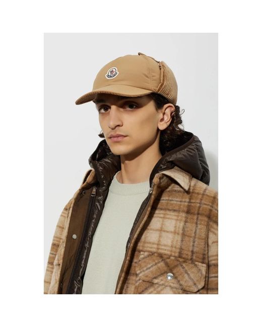 Moncler Baseball Cap in Brown für Herren