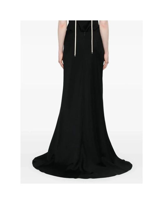 Maxi Skirts Plan C de color Black