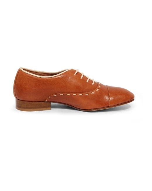 La Martina Brown Laced Shoes