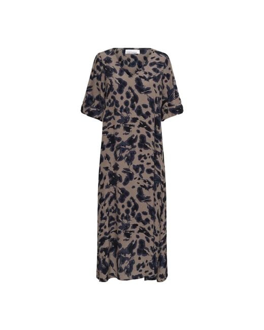 Midi Dresses Karen By Simonsen en coloris Black