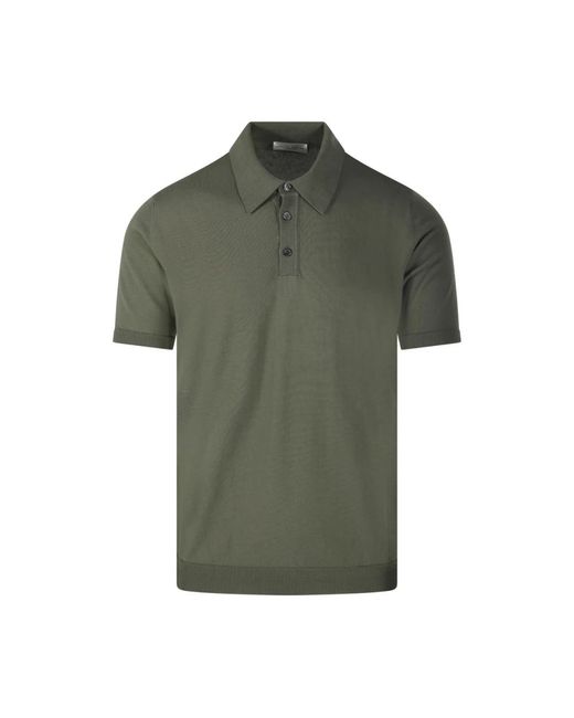 Roberto Collina Green Polo Shirts for men