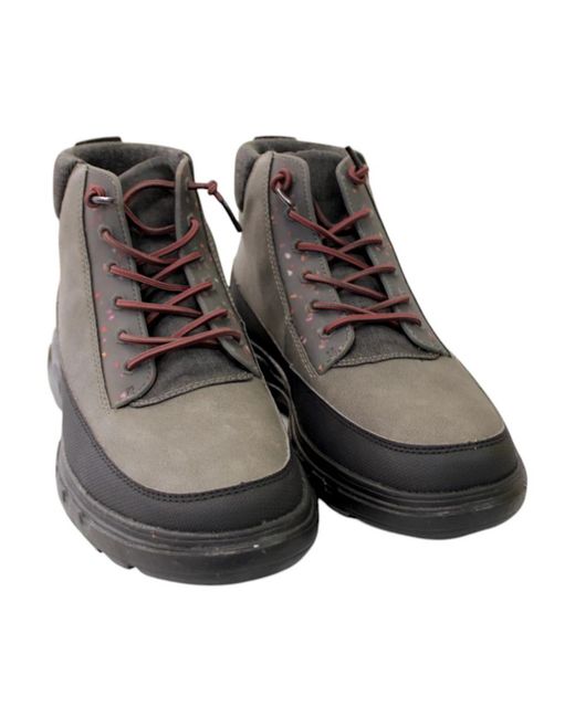 HeyDude Brown Lace-Up Boots for men