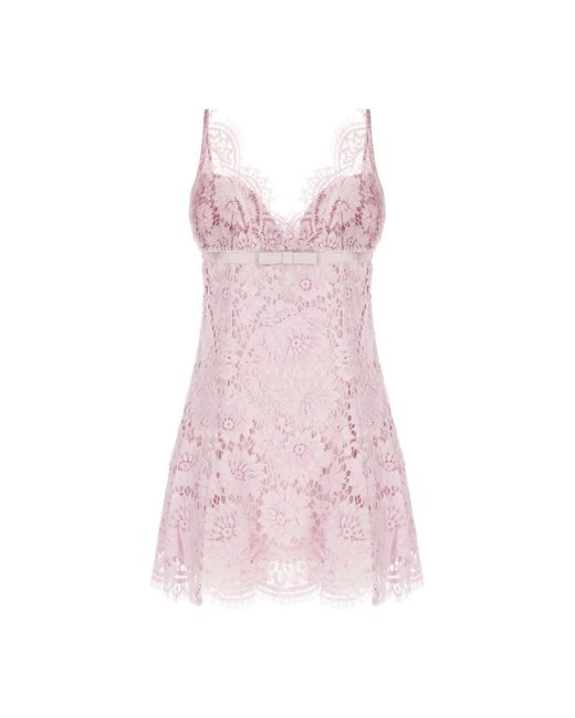 Self-Portrait Kleedjes ,Roze ,Katoen Floral Lace Dress in het Pink