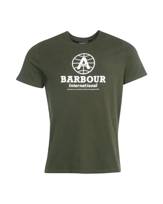 Barbour Green International Archive A7 T-shirt Est for men