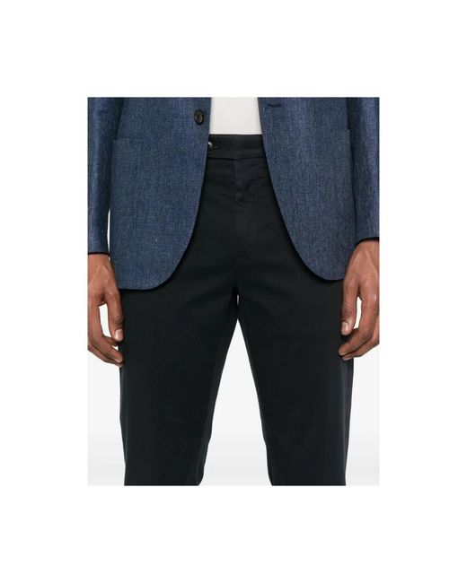 Canali Black Chinos for men