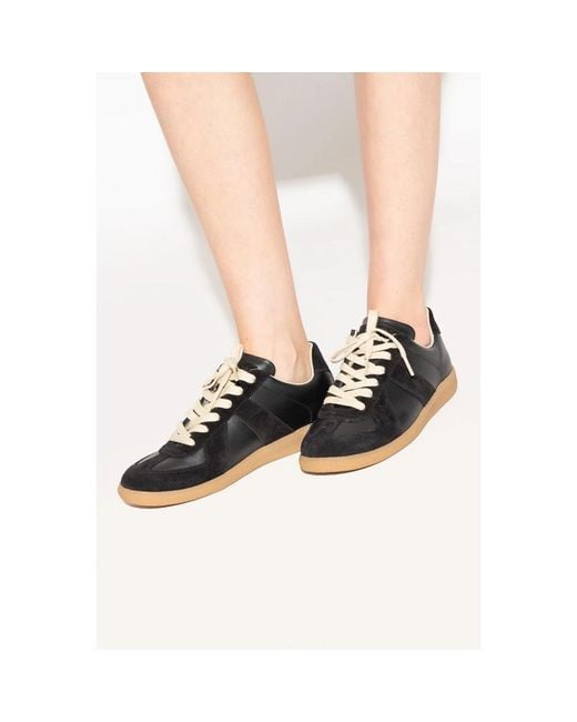 Maison Margiela Black Replica Sneakers