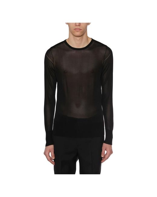 SAPIO Black Long Sleeve Tops for men