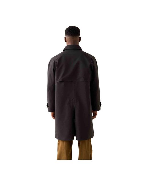 Mizuno Jassen ,Zwart ,Polyester Tech Hard Shell Trenchcoat in het Black voor heren