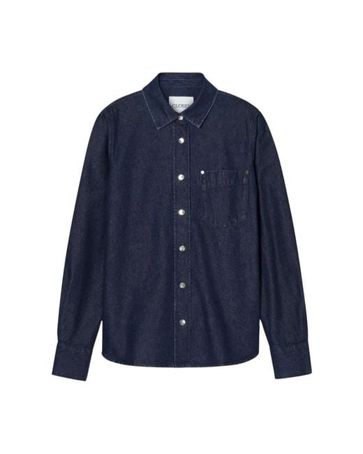 Closed Blue Denim Shirts