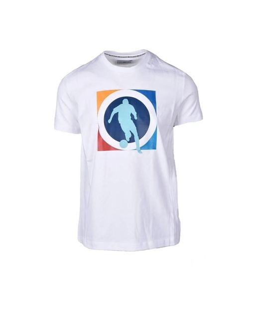 Bikkembergs Blue T-Shirts for men