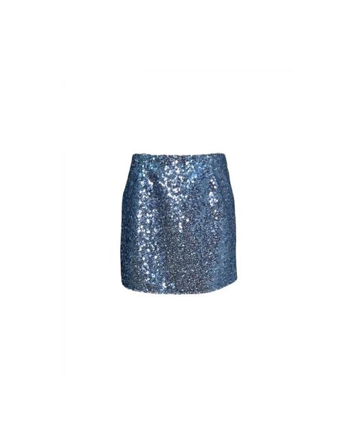 Short Skirts Please de color Blue