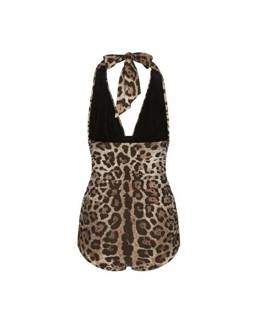 Dolce & Gabbana Brown One-Piece