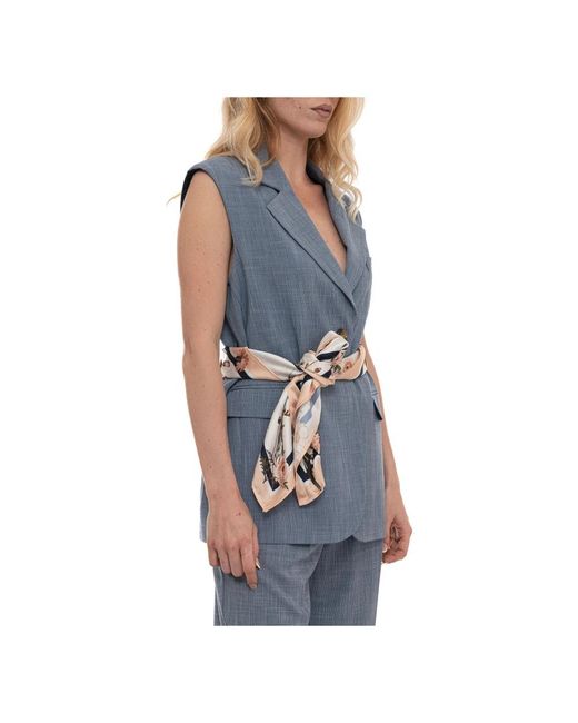 Liu Jo Blue Waistcoats