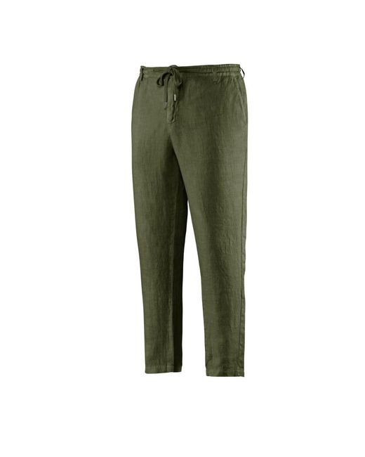 Bomboogie Green Slim-Fit Trousers for men