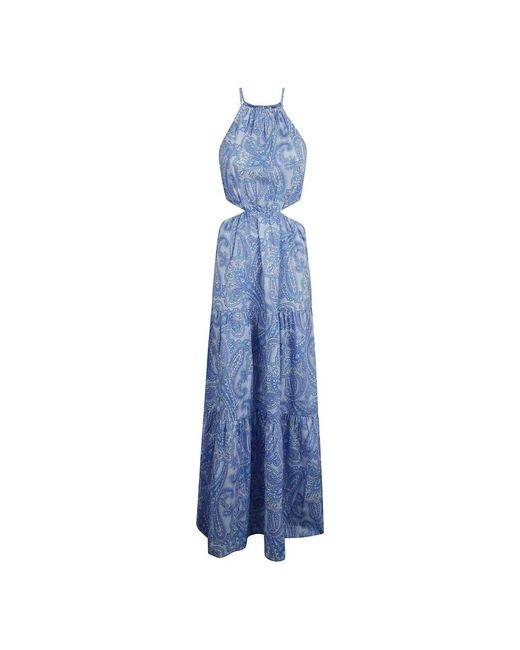 Mc2 Saint Barth Blue Maxi Dresses