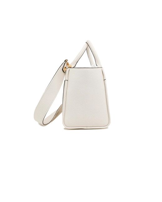Elisabetta Franchi Natural Weiße Handtasche Mit Clutch