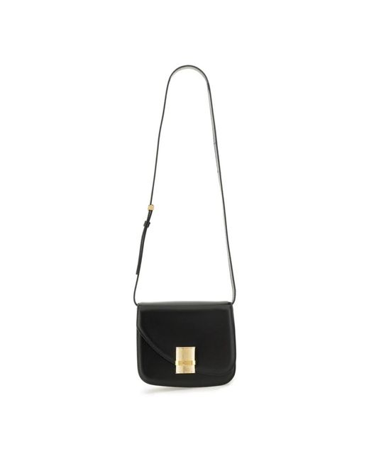 Ferragamo Black Cross Body Bags