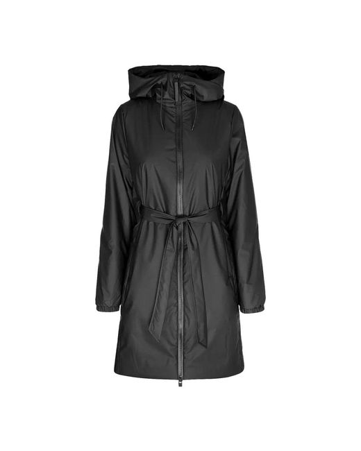 Rains Black Rain Jackets