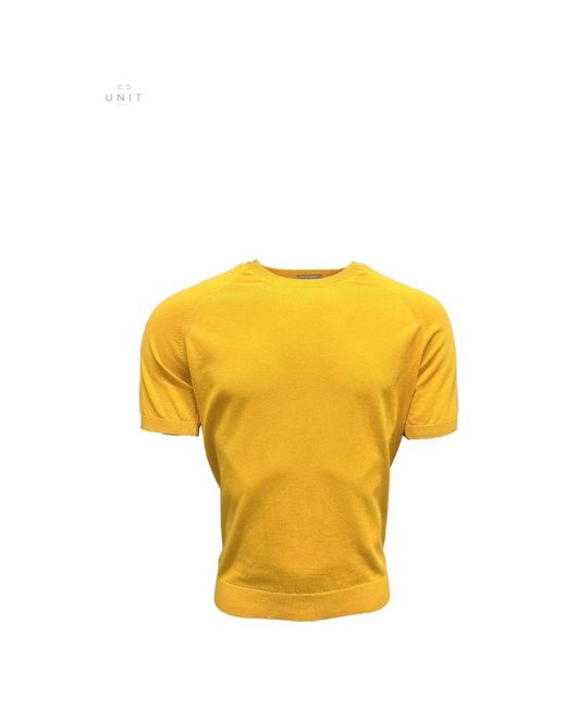 Gran Sasso Yellow T-Shirts for men