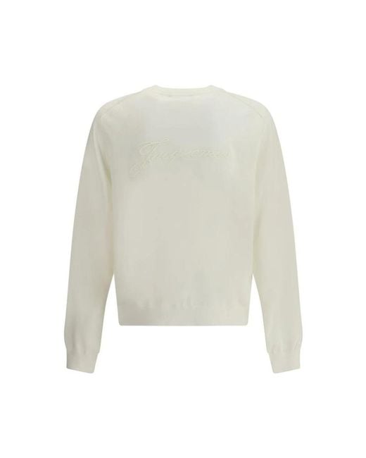Jacquemus White Sweatshirts for men