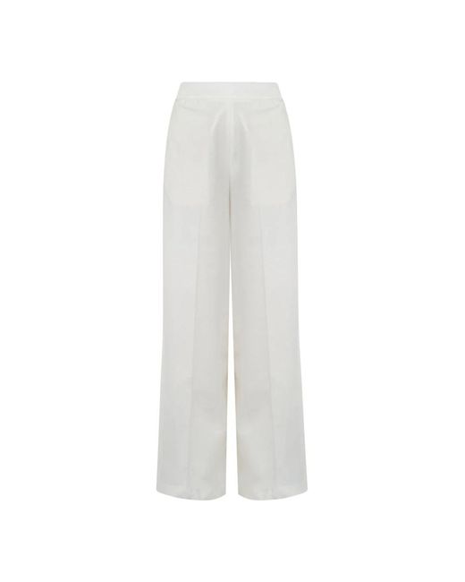 Niu White Wide Trousers