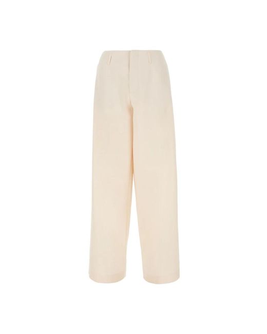 Philosophy Di Lorenzo Serafini Natural Wide Trousers