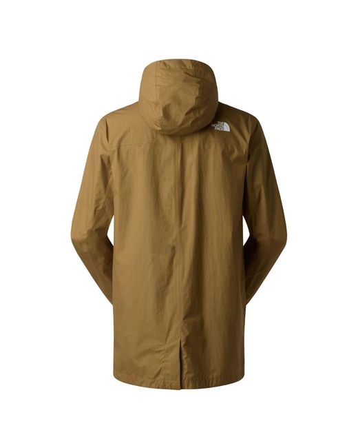 The North Face Inpakbare Shell Parka in het Green voor heren