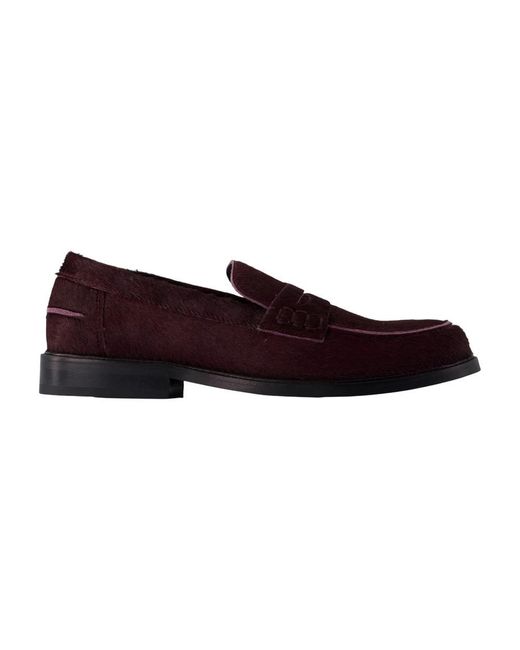 Samsøe & Samsøe Schoenen ,Rood ,Leer Safredda Loafers in het Brown