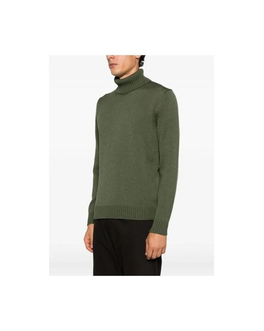 Zanone Green Turtlenecks for men