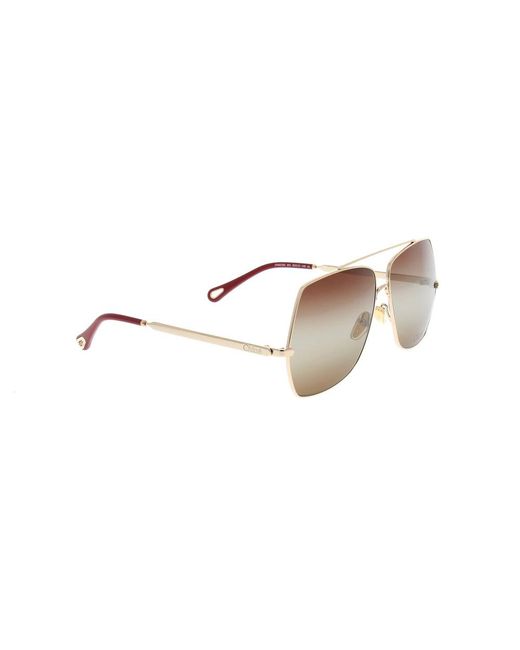 Sunglasses di Chloé in Brown