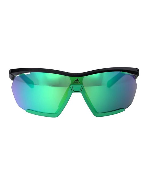 Adidas Green Aero sonnenbrille für ultimativen stil