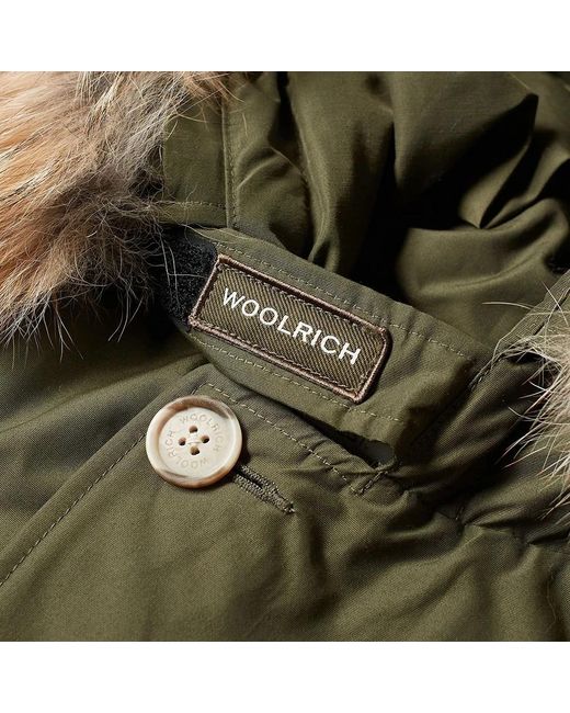Woolrich Green Winter Jackets for men