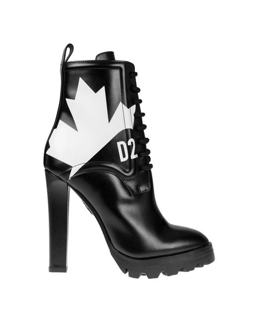 DSquared² Black Heeled Boots