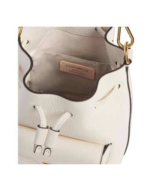 Coccinelle White Bucket Bags