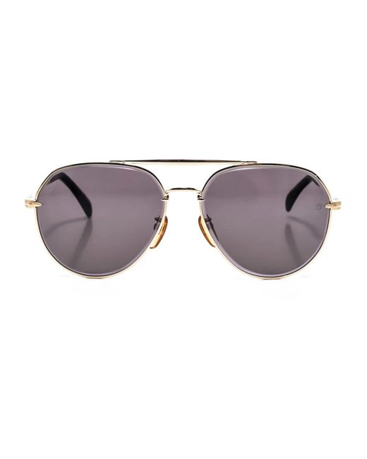 David Beckham Gray Sunglasses for men