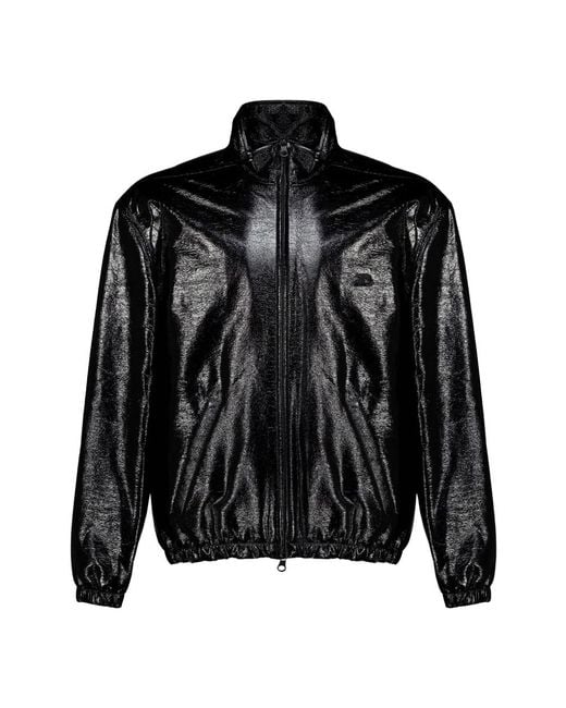 Courreges Vinyl Trainingsjack in het Black