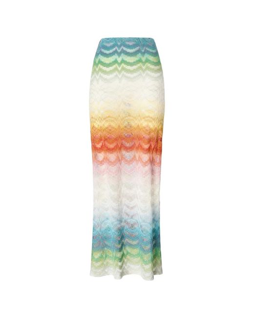 Missoni Green Maxi Skirts