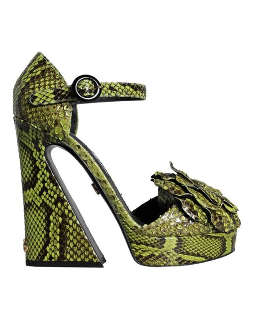 Dolce & Gabbana Green Pumps