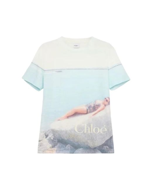 Chloé Blue T-Shirts