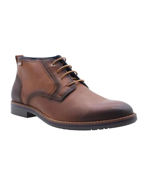 Pikolinos Brown Lace-Up Boots for men