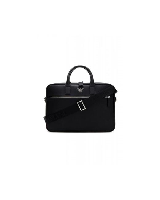 Emporio Armani Black Laptop Bags & Cases for men