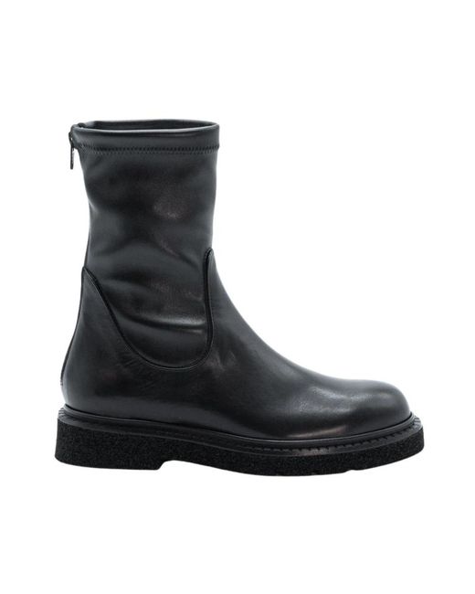 Guglielmo Rotta Black Ankle Boots