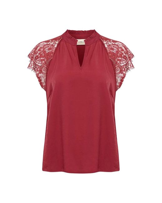 Blouses di Cream in Red