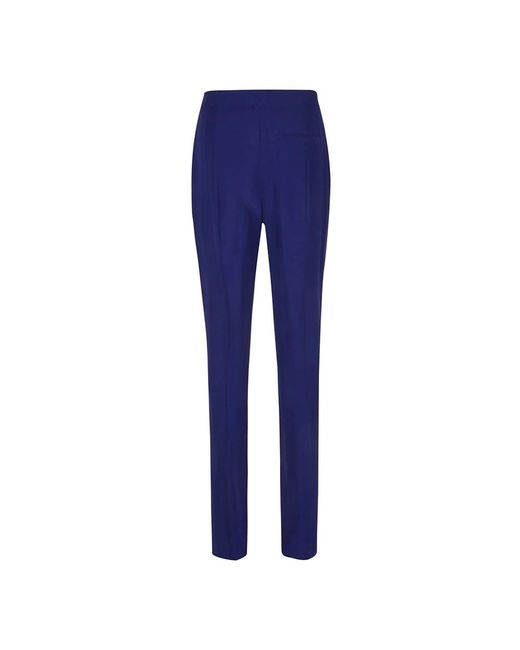 Alexander McQueen Blue Slim-Fit Trousers