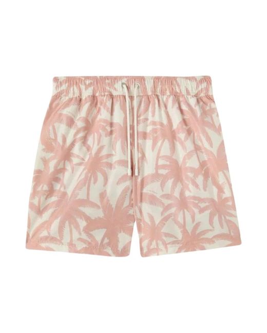 Palm Angels Pink Beachwear for men
