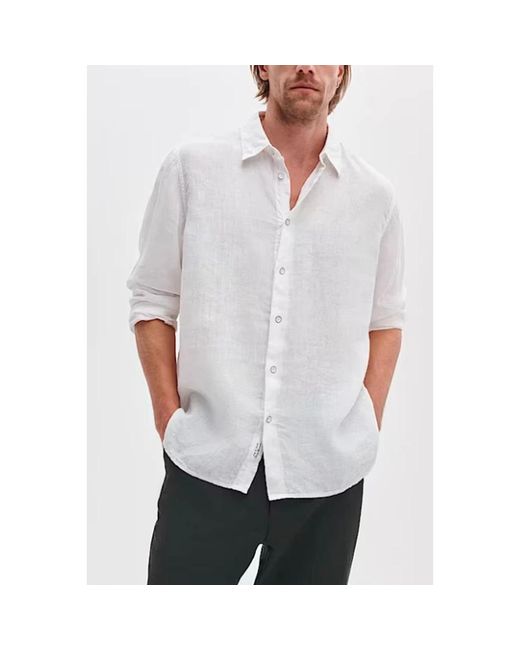 Rag & Bone Rag Bone Overhemden Wit in het White voor heren