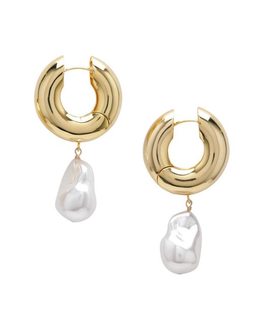 Earrings Eliou de color Metallic