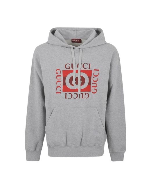 Gucci Gray Hoodies for men