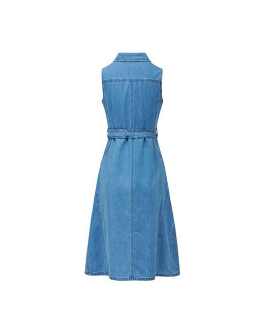 Salsa Jeans Blue Shirt Dresses
