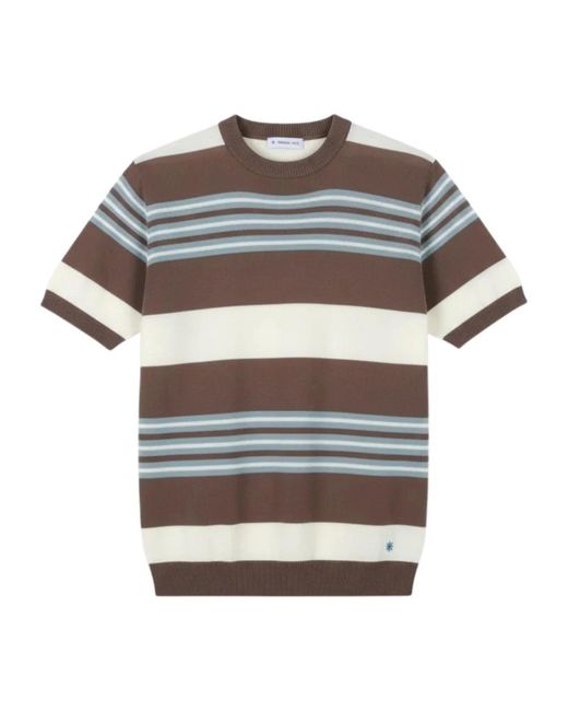 Manuel Ritz Gray Round-Neck Knitwear for men